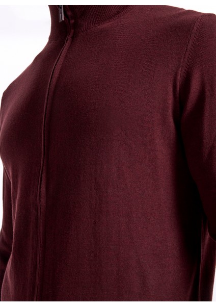 Bordo Melanj Erkek Hırka F5WM-HRK 2578 fırsatları