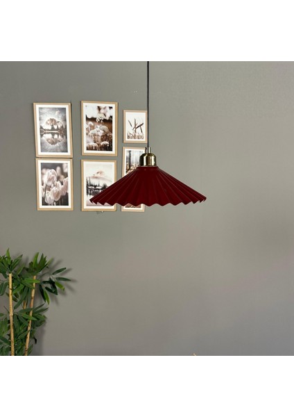 Avilla Vişne Çürüğü Metal Tekli Avize Lale Başlık Rustik Mutfak Modern Sarkıt Aydınlatma fiyatları