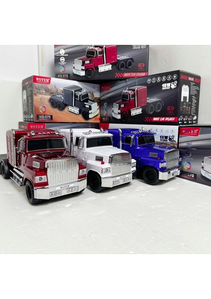 WS-570 Bt,sd,usb Girişli Işıklı Tır Speaker modelleri