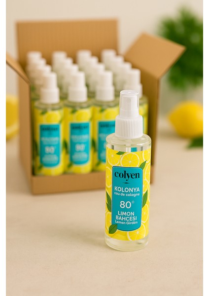 Limon Esanslı Kolonya 150 ml x 20 Adet