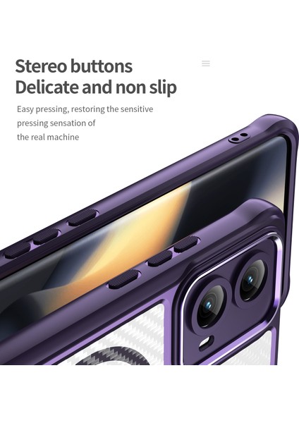Motorola Moto Edge 2024 Magsafe Telefon Kılıfı, Yarı Saydam Köşe Korumalı Karbon Fiber Ince Uyumlu Darbeye Dayanıklı Kılıf Motorola Moto Edge 2024 (Yurt Dışından) indirimleri