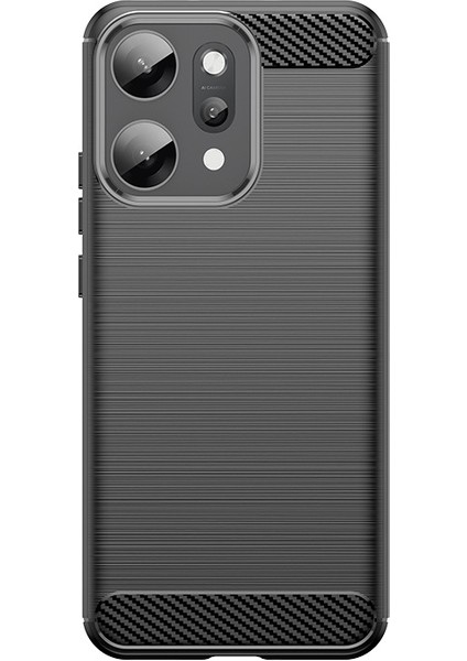 Oppo Reno 14 Pro Telefon Kılıfı, Fırçalanmış Karbon Fiber Dokulu Esnek Tpu Tampon, Darbe Emici Koruyucu Kılıf Oppo Reno 14 Pro (Yurt Dışından)