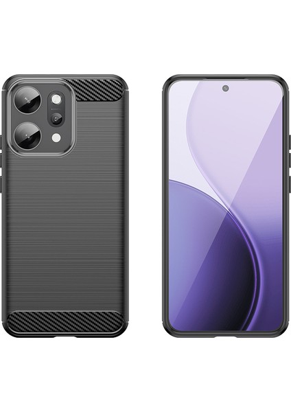 Oppo Reno 14 Pro Telefon Kılıfı, Fırçalanmış Karbon Fiber Dokulu Esnek Tpu Tampon, Darbe Emici Koruyucu Kılıf Oppo Reno 14 Pro (Yurt Dışından) fiyatları