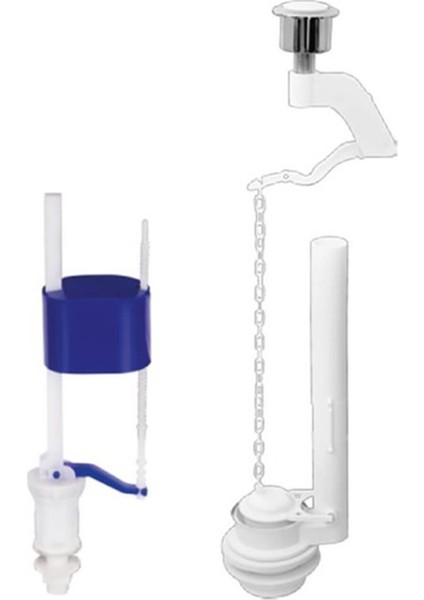 Basmalı Iç Takımı Rezervuar Alafranga Oturmalı Tuvalet Klozet Sifon Iç Düzenek Otomatik Su Dolum indirimleri