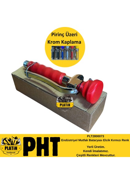 Endüstriyel Mutfak Bataryası Elcik Kırmızı Renk PLT2800073 modelleri