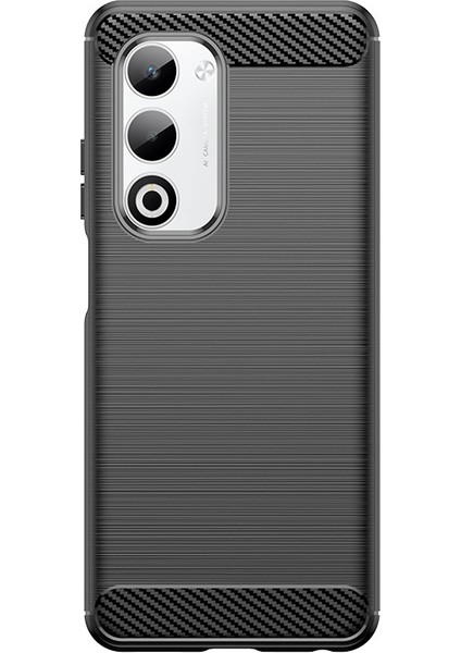 Oppo A5 4g/5g 2025 Telefon Kılıfı, Fırçalanmış Karbon Fiber Dokulu Esnek Tpu Tampon, Darbe Emici Koruyucu Kılıf Oppo A5 4g/5g 2025 (Yurt Dışından)