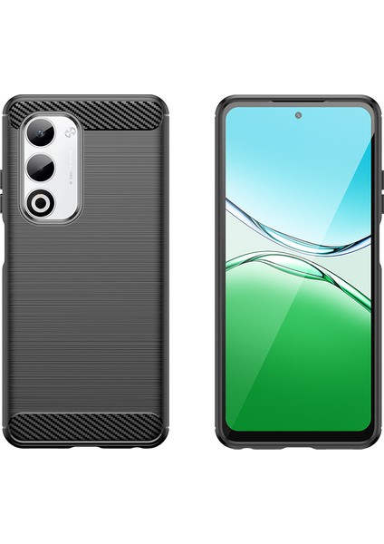 Oppo A5 4g/5g 2025 Telefon Kılıfı, Fırçalanmış Karbon Fiber Dokulu Esnek Tpu Tampon, Darbe Emici Koruyucu Kılıf Oppo A5 4g/5g 2025 (Yurt Dışından) fiyatları