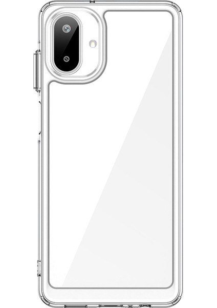 Samsung Galaxy A07 Kılıf, Şeffaf Tasarımlı Darbeye Dayanıklı Telefon Kılıfı, Tampon Hibrit Şeffaf Kapak Samsung Galaxy A07 (Yurt Dışından)