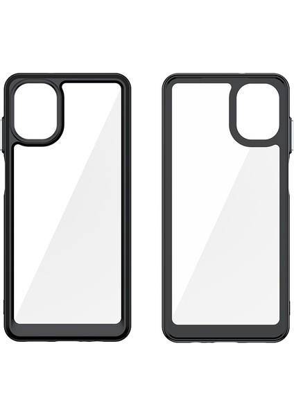 Samsung Galaxy A07 Kılıf, Şeffaf Tasarımlı Darbeye Dayanıklı Telefon Kılıfı, Tampon Hibrit Şeffaf Kapak Samsung Galaxy A07 (Yurt Dışından) modelleri