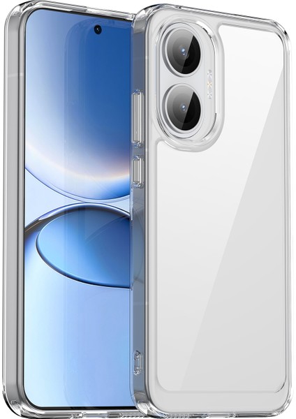 Xiaomi Poco F7 Kılıf, Şeffaf Tasarımlı Darbeye Dayanıklı Telefon Kılıfı, Tampon Hibrit Şeffaf Kapak Xiaomi Poco F7 (Yurt Dışından)