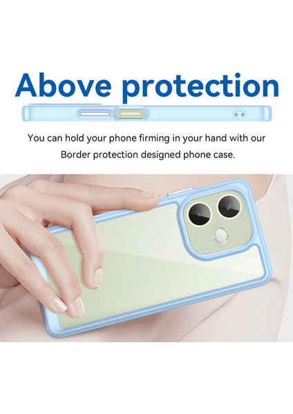 Oppo A5 Pro 5g Kılıf, Şeffaf Tasarımlı Darbeye Dayanıklı Telefon Kılıfı, Tampon Hibrit Şeffaf Kapak Oppo A5 Pro 5g (Yurt Dışından) modelleri