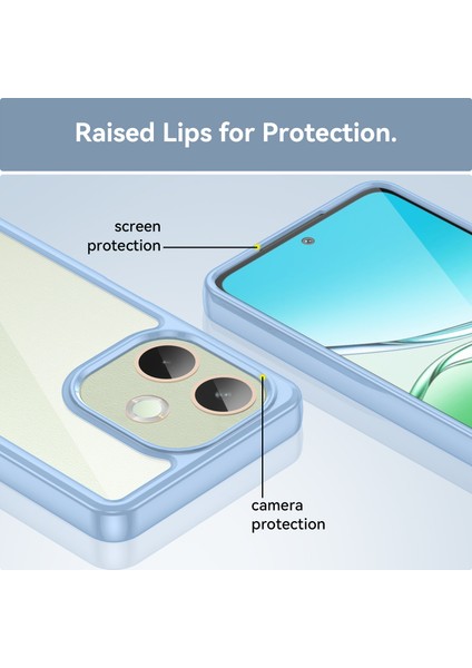 Oppo A5 Pro 5g Kılıf, Şeffaf Tasarımlı Darbeye Dayanıklı Telefon Kılıfı, Tampon Hibrit Şeffaf Kapak Oppo A5 Pro 5g (Yurt Dışından) indirimleri