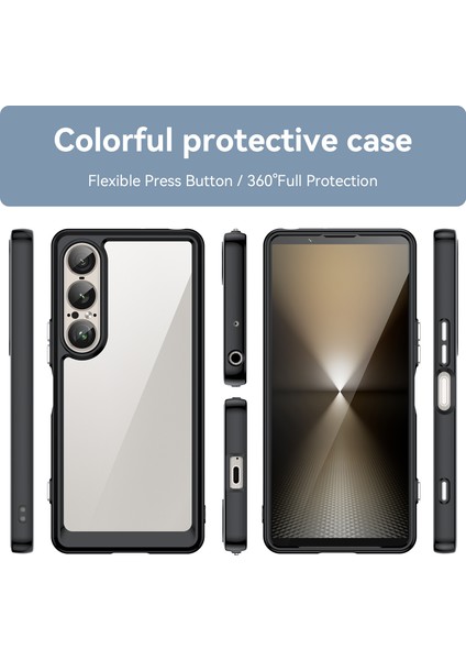 Sony Xperia 1 Vıı Kılıf, Şeffaf Tasarımlı Darbeye Dayanıklı Telefon Kılıfı, Tampon Hibrit Şeffaf Kapak Sony Xperia 1 Vıı (Yurt Dışından) indirimleri