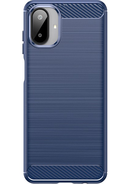 Samsung Galaxy A07 4g Telefon Kılıfı, Fırçalanmış Karbon Fiber Dokulu Esnek Tpu Tampon, Darbe Emici Koruyucu Kılıf Samsung Galaxy A07 4g (Yurt Dışından)