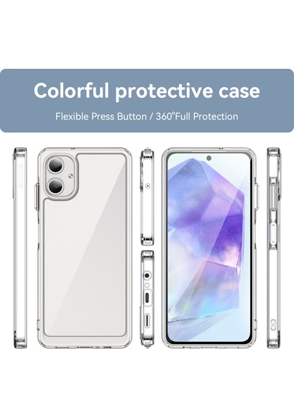 Samsung Galaxy A06 5g Kılıf, Şeffaf Tasarımlı Darbeye Dayanıklı Telefon Kılıfı, Tampon Hibrit Şeffaf Kapak Samsung Galaxy A06 5g (Yurt Dışından) fiyatları