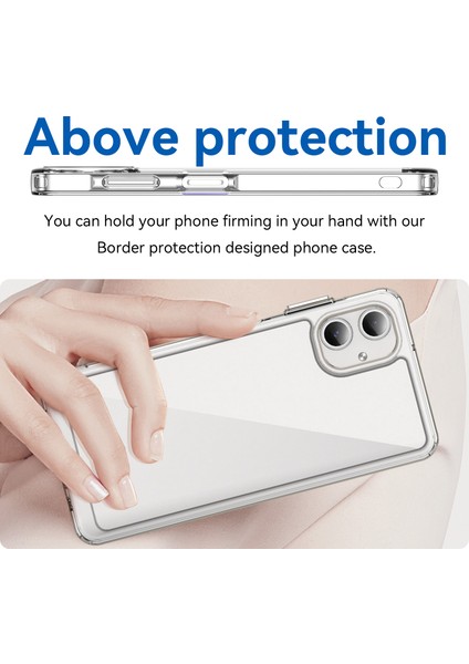 Samsung Galaxy A06 5g Kılıf, Şeffaf Tasarımlı Darbeye Dayanıklı Telefon Kılıfı, Tampon Hibrit Şeffaf Kapak Samsung Galaxy A06 5g (Yurt Dışından) modelleri