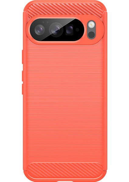 Google Pixel 10 Pro Xl Telefon Kılıfı, Fırçalanmış Karbon Fiber Dokulu Esnek Tpu Tampon, Darbe Emici Koruyucu Kılıf Google Pixel 10 Pro Xl (Yurt Dışından)