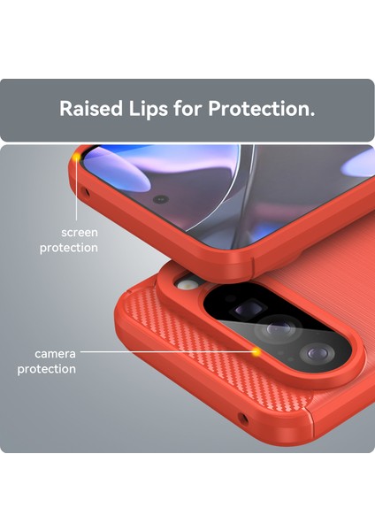 Google Pixel 10 Pro Xl Telefon Kılıfı, Fırçalanmış Karbon Fiber Dokulu Esnek Tpu Tampon, Darbe Emici Koruyucu Kılıf Google Pixel 10 Pro Xl (Yurt Dışından) fırsatları