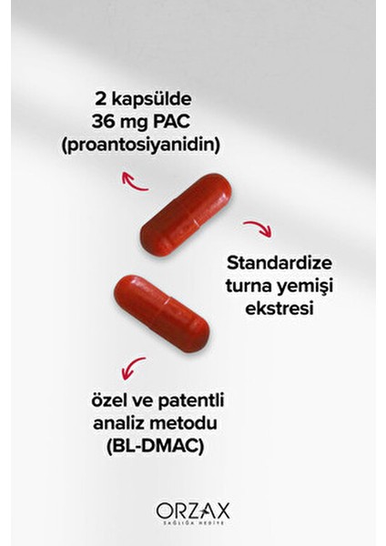 Cranberry Turna Yemişi Kapsül 30 Adet Aromasız Türkiye Menşeli Takviye Edici Gıda modelleri