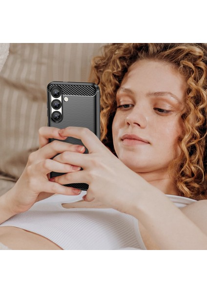 Samsung Galaxy S25 Fe Telefon Kılıfı, Fırçalanmış Karbon Fiber Dokulu Esnek Tpu Tampon, Darbe Emici Koruyucu Kılıf Samsung Galaxy S25 Fe (Yurt Dışından) indirimleri