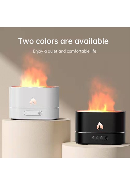 Alev Görünümlü Hava Nemlendirici Aroma Terapi Buhar Makinesi Aromatik Oda Kokusu Difüzörü fırsatları