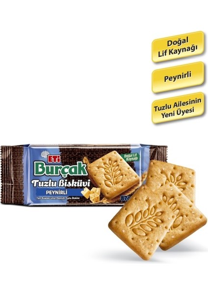 Burçak Peynirli Tuzlu Bisküvi 87 G x 18 Adet fırsatları