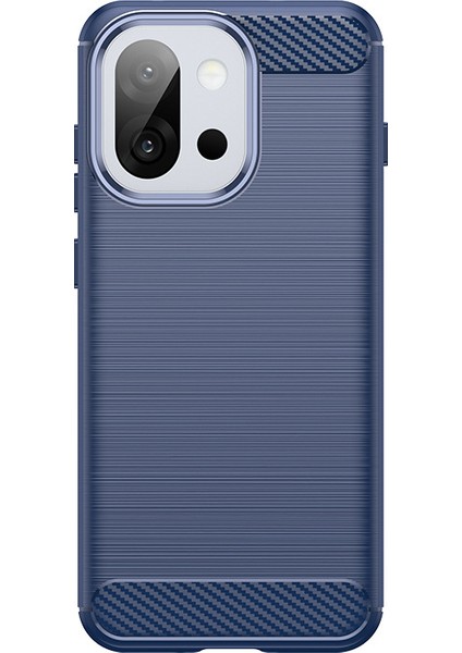 Oneplus 13S Telefon Kılıfı, Fırçalanmış Karbon Fiber Dokulu Esnek Tpu Tampon, Darbe Emici Koruyucu Kılıf Oneplus 13S (Yurt Dışından)