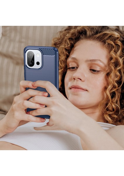 Oneplus 13S Telefon Kılıfı, Fırçalanmış Karbon Fiber Dokulu Esnek Tpu Tampon, Darbe Emici Koruyucu Kılıf Oneplus 13S (Yurt Dışından) indirimleri