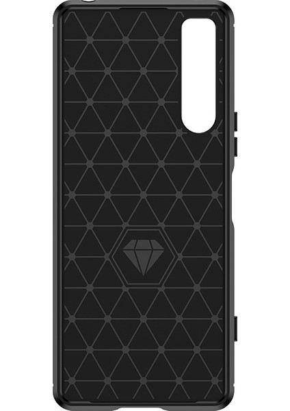 Sony Xperia 5 Iı Telefon Kılıfı, Fırçalanmış Karbon Fiber Dokulu Esnek Tpu Tampon, Darbe Emici Koruyucu Kılıf Sony Xperia 5 Iı (Yurt Dışından) fırsatları