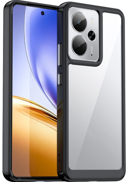 Oppo Realme 14T Kılıf, Şeffaf Tasarımlı Darbeye Dayanıklı Telefon Kılıfı, Tampon Hibrit Şeffaf Kapak Oppo Realme 14T (Yurt Dışından)