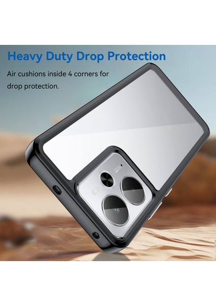 Oppo Realme 14T Kılıf, Şeffaf Tasarımlı Darbeye Dayanıklı Telefon Kılıfı, Tampon Hibrit Şeffaf Kapak Oppo Realme 14T (Yurt Dışından) modelleri