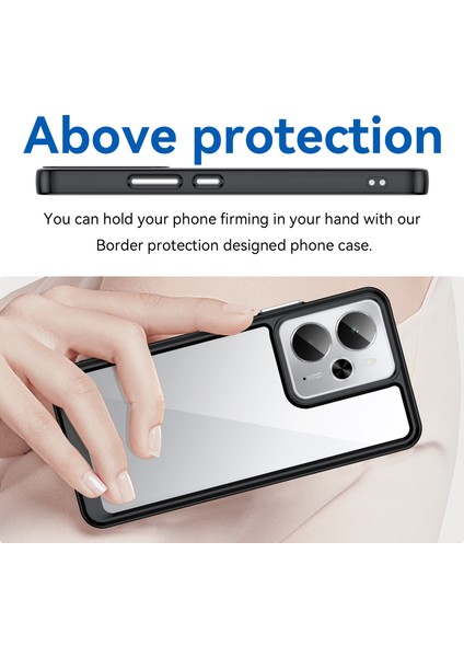 Oppo Realme 14T Kılıf, Şeffaf Tasarımlı Darbeye Dayanıklı Telefon Kılıfı, Tampon Hibrit Şeffaf Kapak Oppo Realme 14T (Yurt Dışından) fırsatları