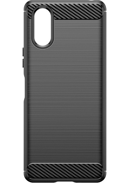 Sony Xperia 10 Vı Telefon Kılıfı, Fırçalanmış Karbon Fiber Dokulu Esnek Tpu Tampon, Darbe Emici Koruyucu Kılıf Sony Xperia 10 Vı (Yurt Dışından) fiyatları