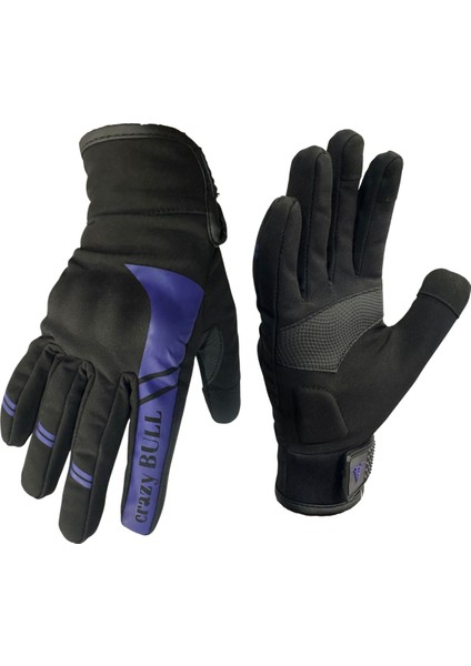 Crayzbull Eagle Mor Su ve Rüzgar Geçirmez Kışlık Kadın Motosiklet Eldiveni XS modelleri