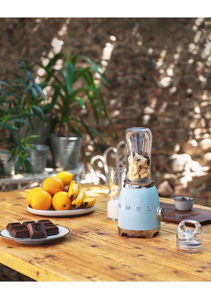 50's Style Pastel Mavi Kişisel Blender Tritan™ Renew