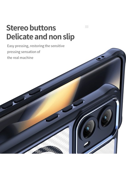 Motorola Moto Edge 2024 Magsafe Telefon Kılıfı, Yarı Saydam Köşe Korumalı Karbon Fiber Ince Uyumlu Darbeye Dayanıklı Kılıf Motorola Moto Edge 2024 (Yurt Dışından) fırsatları