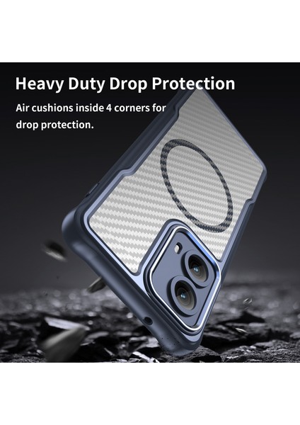 Motorola Moto Edge 2024 Magsafe Telefon Kılıfı, Yarı Saydam Köşe Korumalı Karbon Fiber Ince Uyumlu Darbeye Dayanıklı Kılıf Motorola Moto Edge 2024 (Yurt Dışından) indirimleri