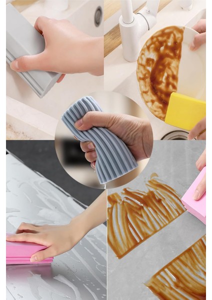 1 Adet Çok Amaçlı Nemli Silgi Sünger Toz Ustası Temizlik Süngeri Toz Su Kir Emici Süper Pratik