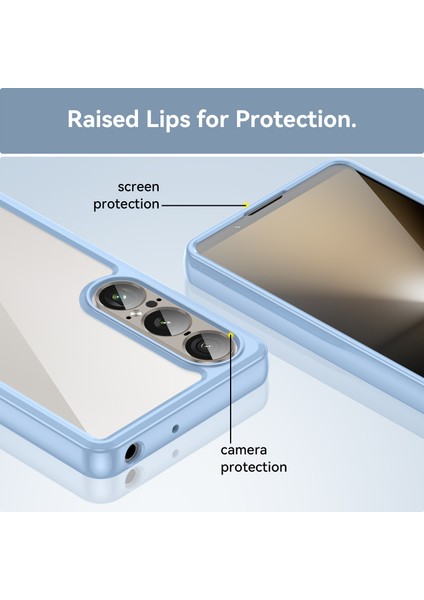 Sony Xperia 1 Vıı Kılıf, Şeffaf Tasarımlı Darbeye Dayanıklı Telefon Kılıfı, Tampon Hibrit Şeffaf Kapak Sony Xperia 1 Vıı (Yurt Dışından) indirimleri