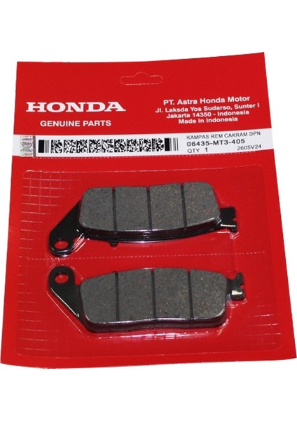 Honda Adv 350 Ön Fren Disk Balata