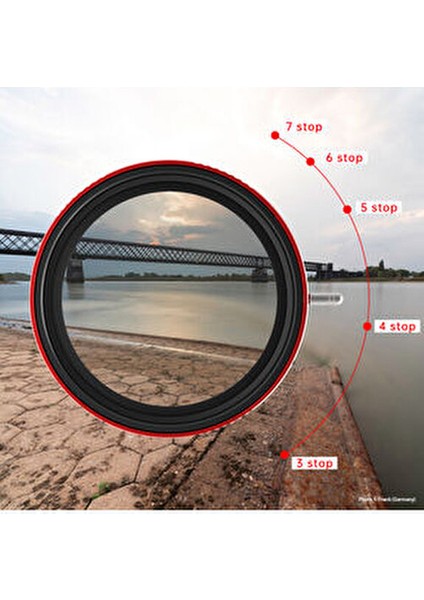 72MM Pro II CPL-VND 2 in 1 Efekt Filtre Optik Camdan Üretim Hafif Alüminyum Çerçeve