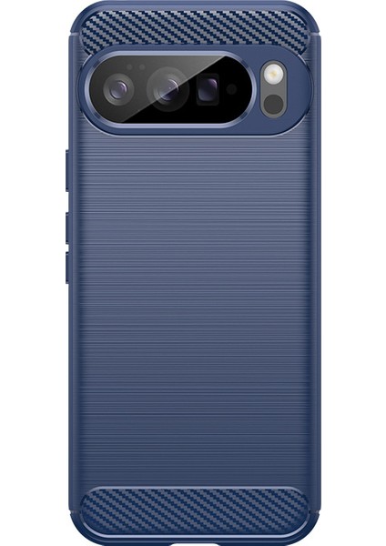 Google Pixel 10 Pro Xl Telefon Kılıfı, Fırçalanmış Karbon Fiber Dokulu Esnek Tpu Tampon, Darbe Emici Koruyucu Kılıf Google Pixel 10 Pro Xl (Yurt Dışından)