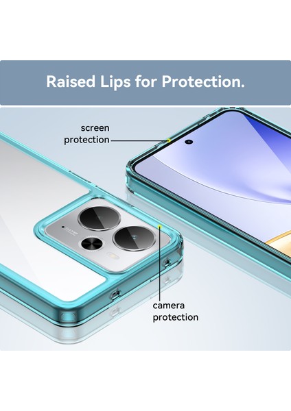 Oppo Realme 14T Kılıf, Şeffaf Tasarımlı Darbeye Dayanıklı Telefon Kılıfı, Tampon Hibrit Şeffaf Kapak Oppo Realme 14T (Yurt Dışından) indirimleri