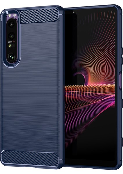 Sony Xperia 10 Telefon Kılıfı, Fırçalanmış Karbon Fiber Dokulu Esnek Tpu Tampon, Darbe Emici Koruyucu Kılıf Sony Xperia 10 (Yurt Dışından)