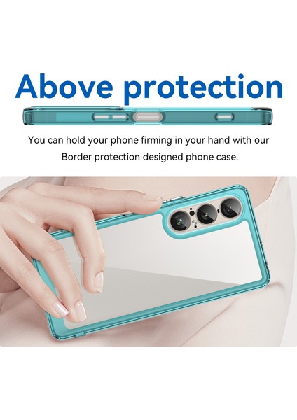 Sony Xperia 1 Vıı Kılıf, Şeffaf Tasarımlı Darbeye Dayanıklı Telefon Kılıfı, Tampon Hibrit Şeffaf Kapak Sony Xperia 1 Vıı (Yurt Dışından) modelleri