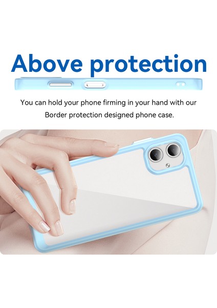 Samsung Galaxy A06 5g Kılıf, Şeffaf Tasarımlı Darbeye Dayanıklı Telefon Kılıfı, Tampon Hibrit Şeffaf Kapak Samsung Galaxy A06 5g (Yurt Dışından) fiyatları