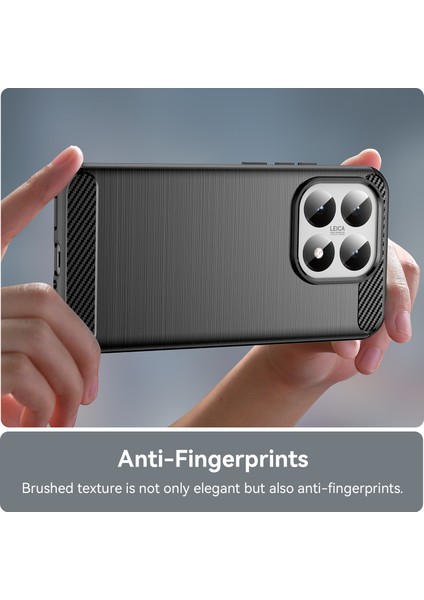 Xiaomi 15T Telefon Kılıfı, Fırçalanmış Karbon Fiber Dokulu Esnek Tpu Tampon, Darbe Emici Koruyucu Kılıf Xiaomi 15T (Yurt Dışından) indirimleri