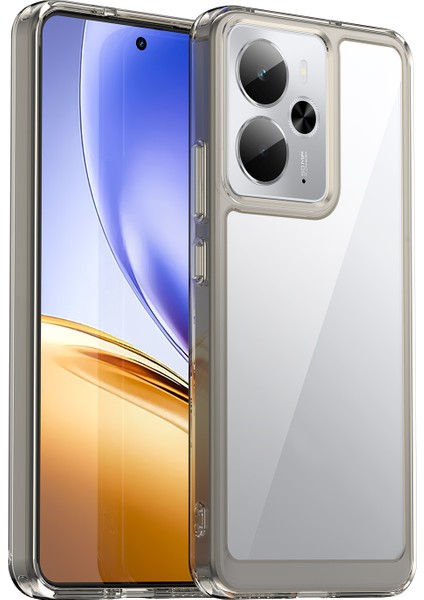 Oppo Realme 14T Kılıf, Şeffaf Tasarımlı Darbeye Dayanıklı Telefon Kılıfı, Tampon Hibrit Şeffaf Kapak Oppo Realme 14T (Yurt Dışından)