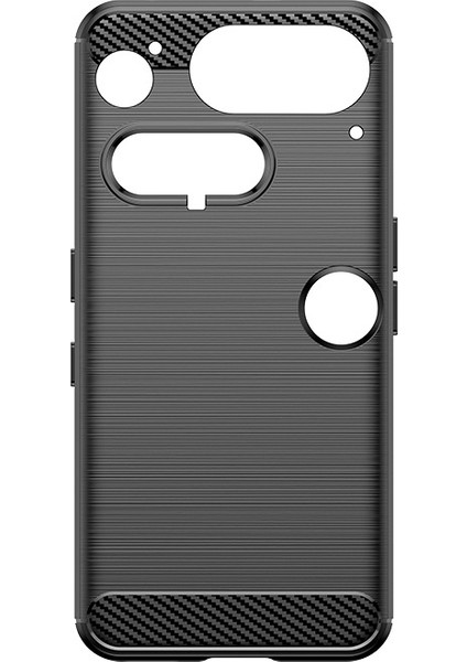 Nothing Phone 3 Telefon Kılıfı, Fırçalanmış Karbon Fiber Dokulu Esnek Tpu Tampon, Darbe Emici Koruyucu Kılıf Nothing Phone 3 (Yurt Dışından) modelleri