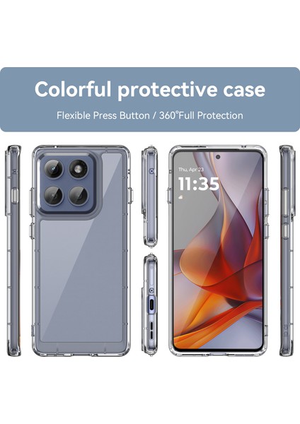 Motorola Moto Edge 60 Pro Kılıf, Şeffaf Tasarımlı Darbeye Dayanıklı Telefon Kılıfı, Tampon Hibrit Şeffaf Kapak Motorola Moto Edge 60 Pro (Yurt Dışından) indirimleri